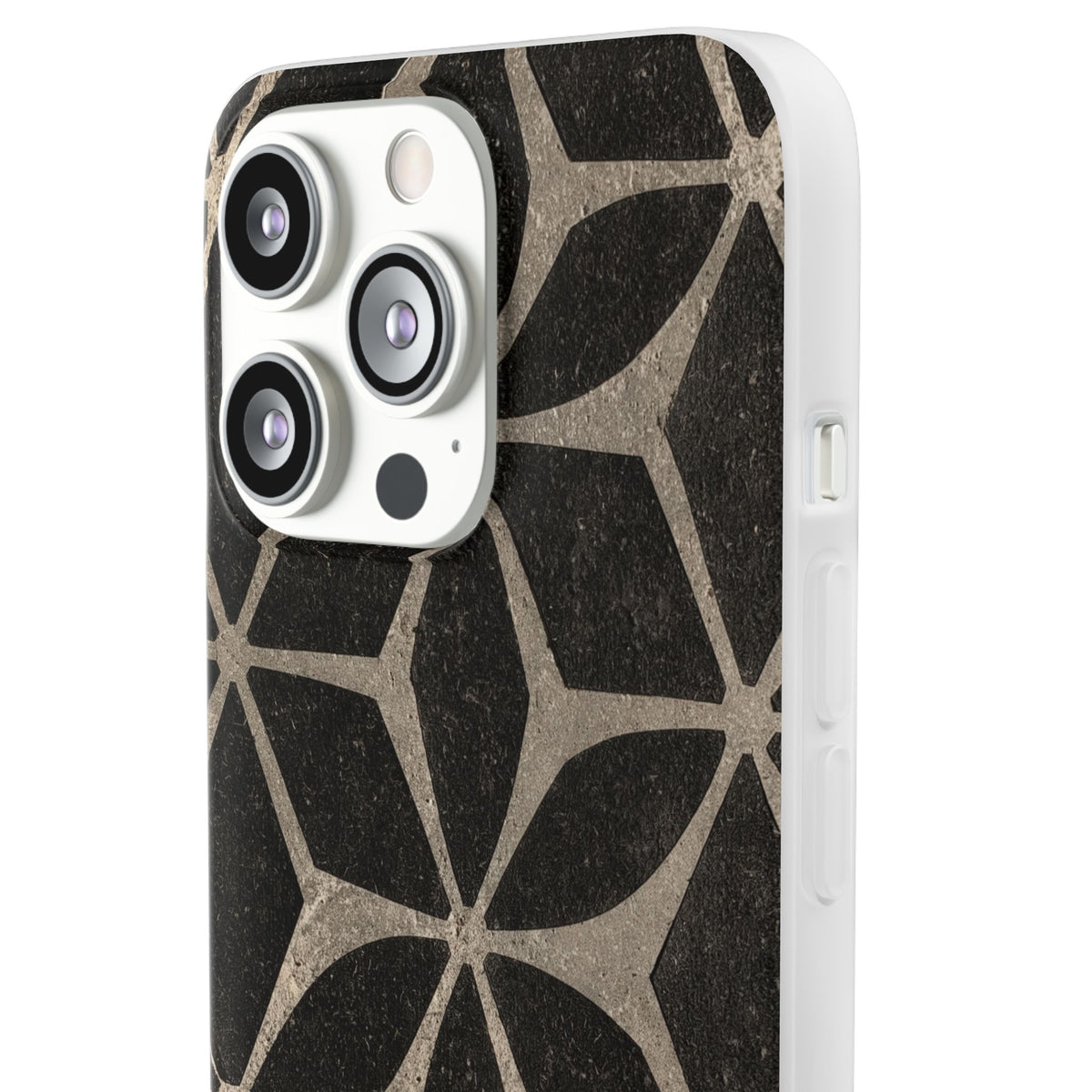 Concrete Mosaic Star · Lite Phone Case for iPhone · Black