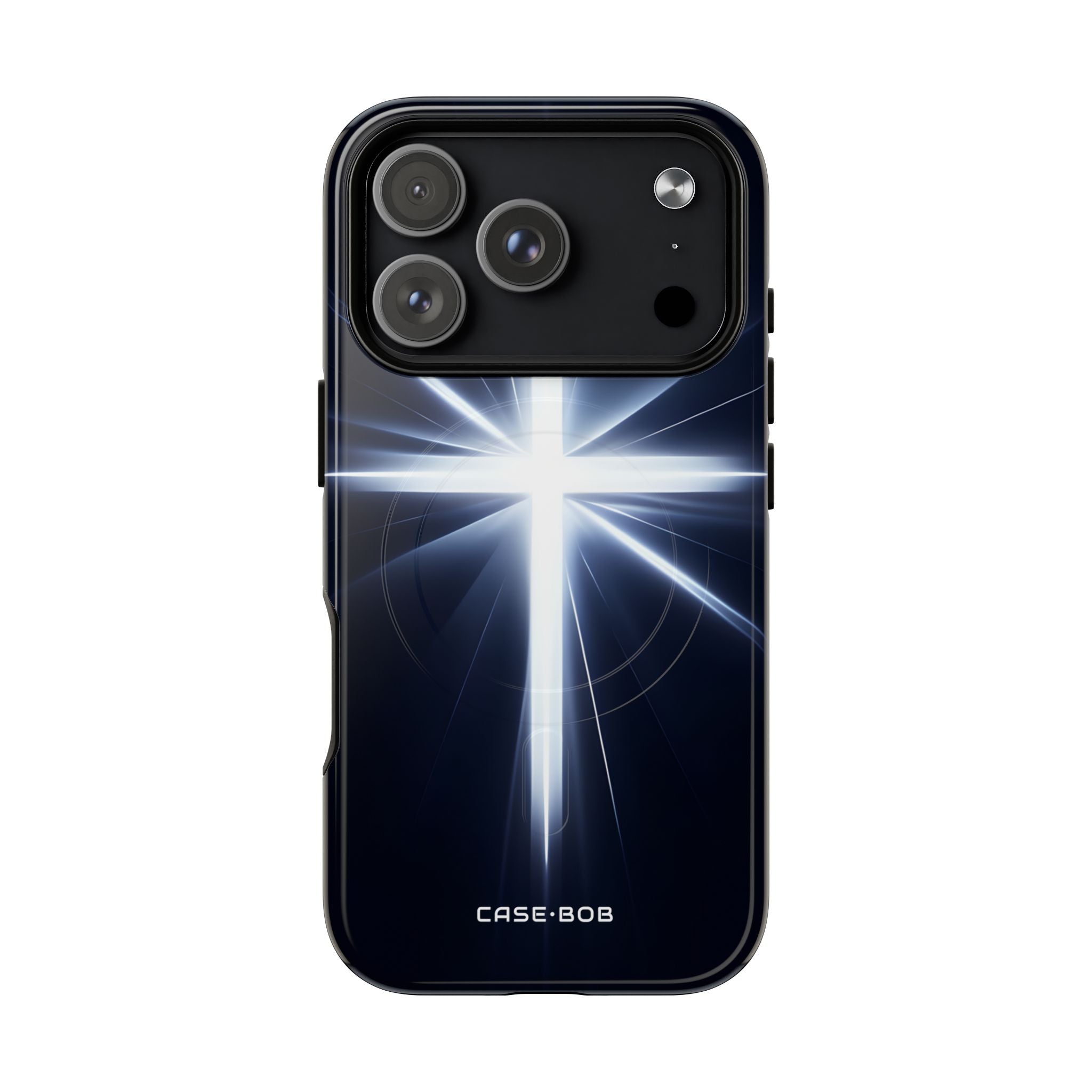 Glowing Crossburst iPhone 17 Pro Case - Tough+ - CASE•BOB