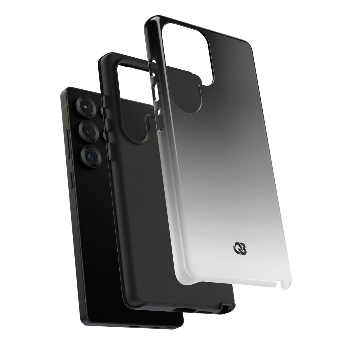 Noir Ombre Fade · Tough Phone Case for Samsung · Black