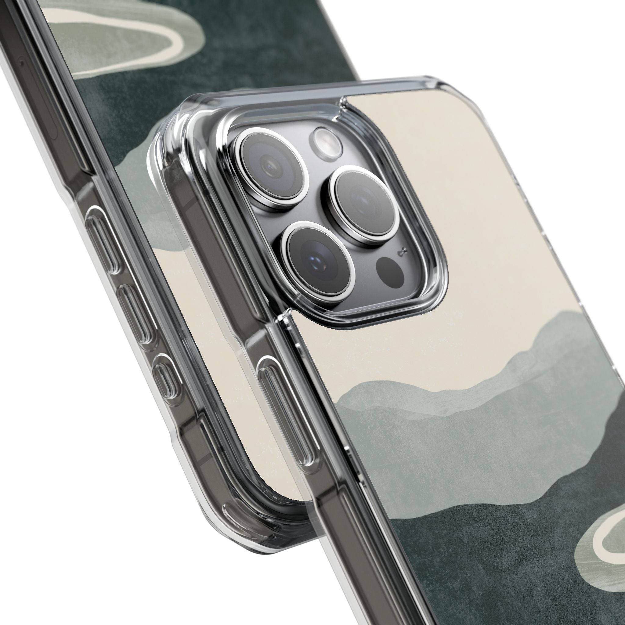 Green Impact MagSafe Phone Case for iPhone - Misty Sage Valley