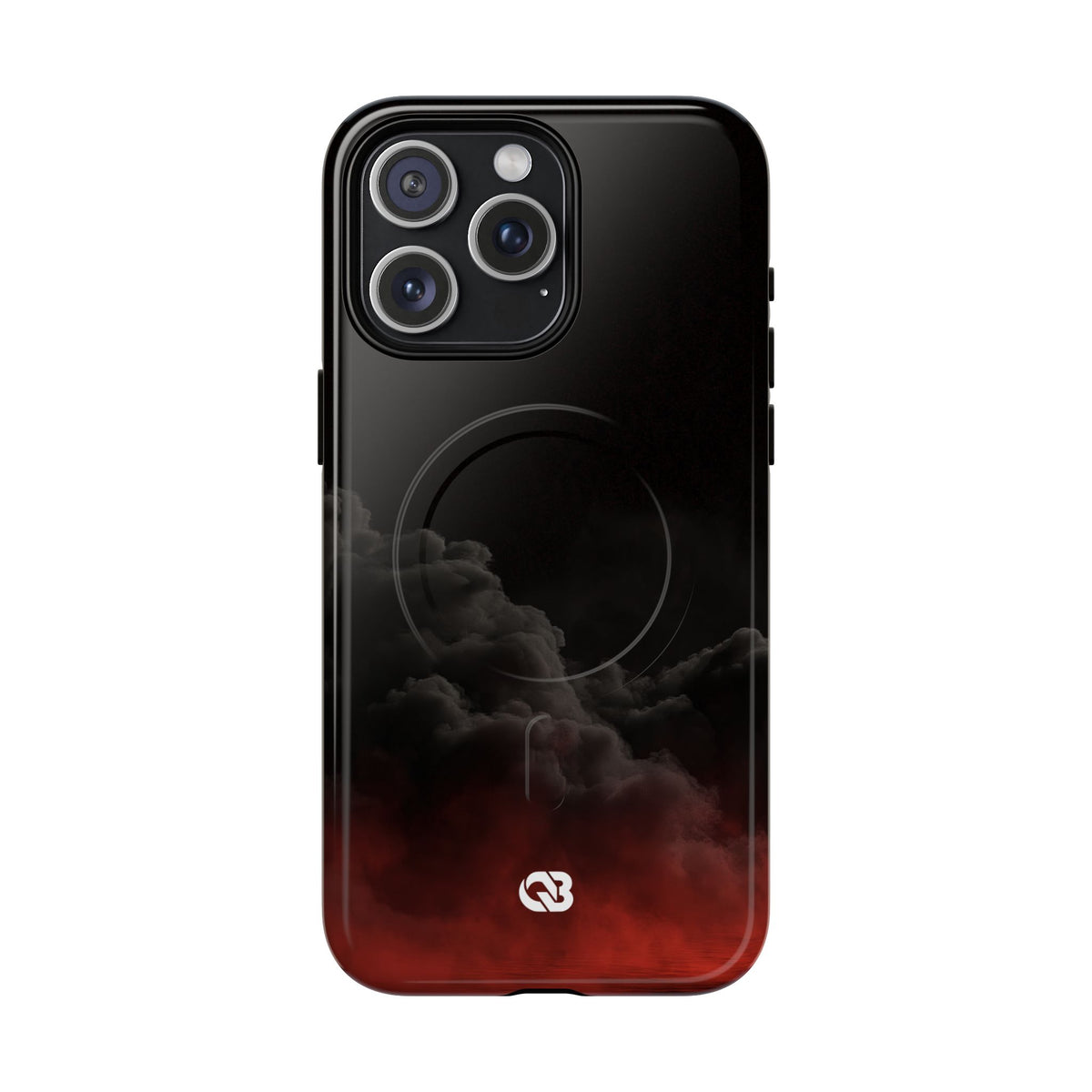 Crimson Fog Void · Tough 2.0 Magnetic Phone Case for iPhone · Black