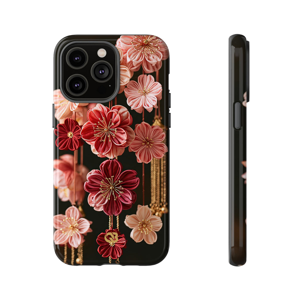 Silk Blossom Kanzashi · Tough Phone Case for iPhone · Pink