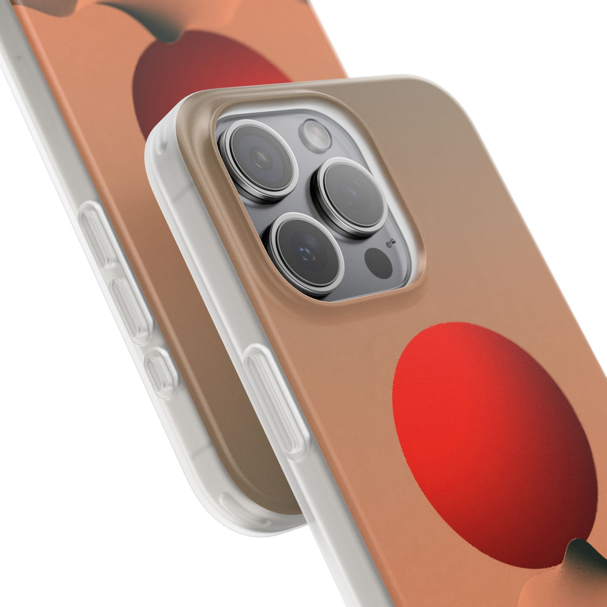 Crimson Sol Ridge · Lite Phone Case for iPhone · Red