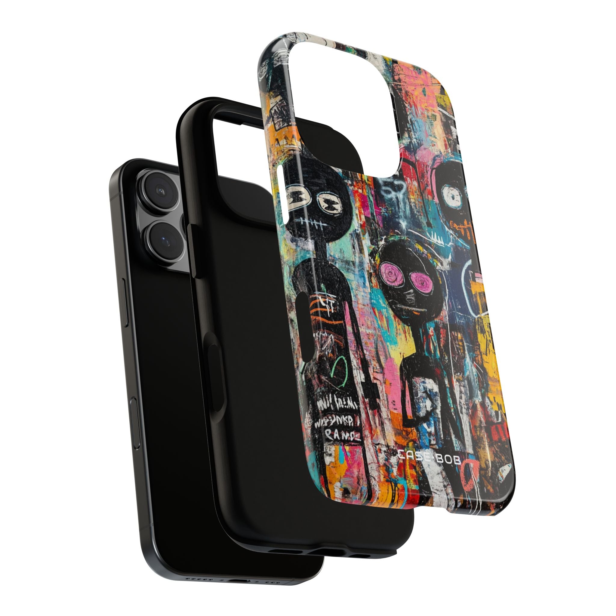 Black Silhouettes iPhone 16 Pro Case - Tough