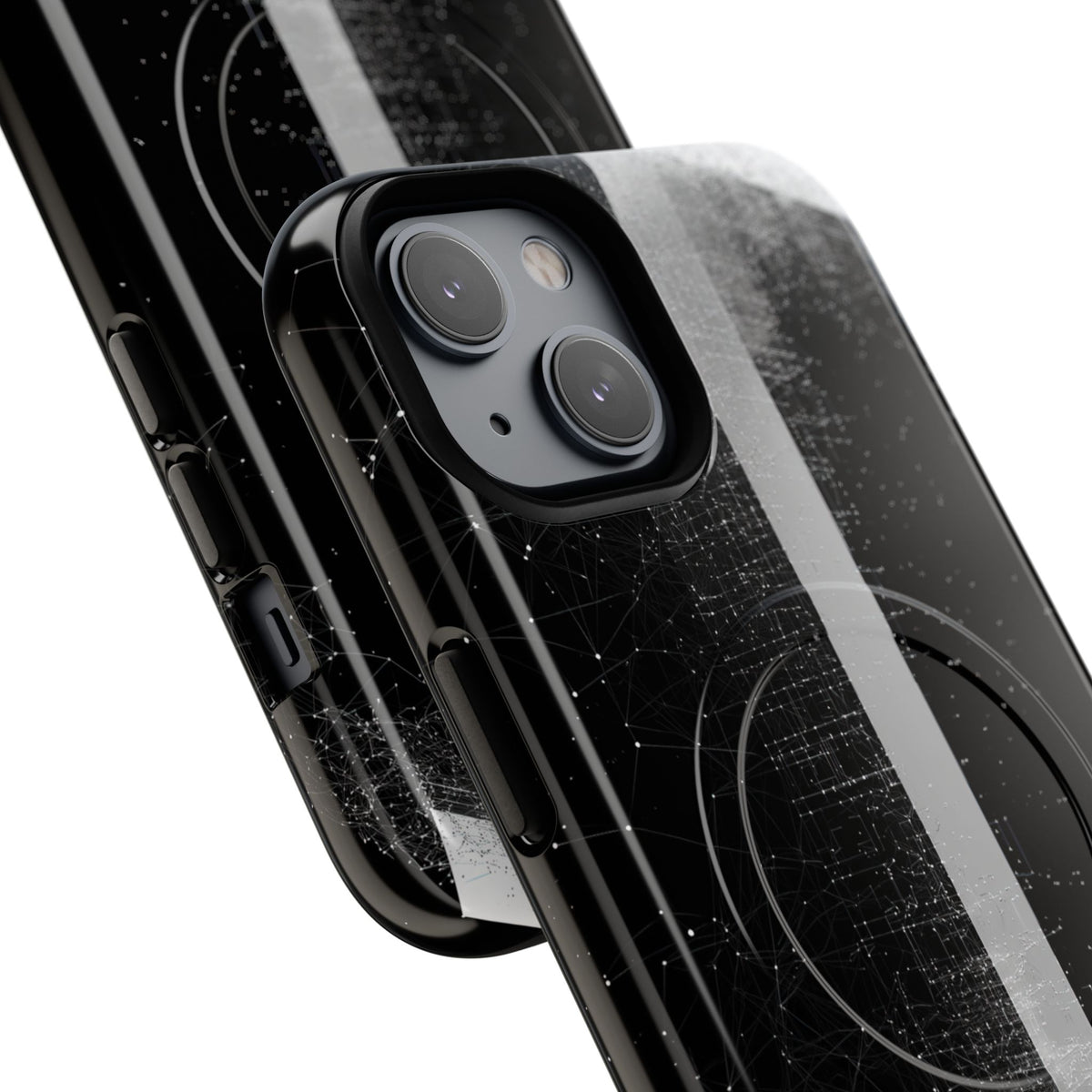 Black Tough 2.0 Magsafe Phone Case for iPhone - Vector Core Monolith