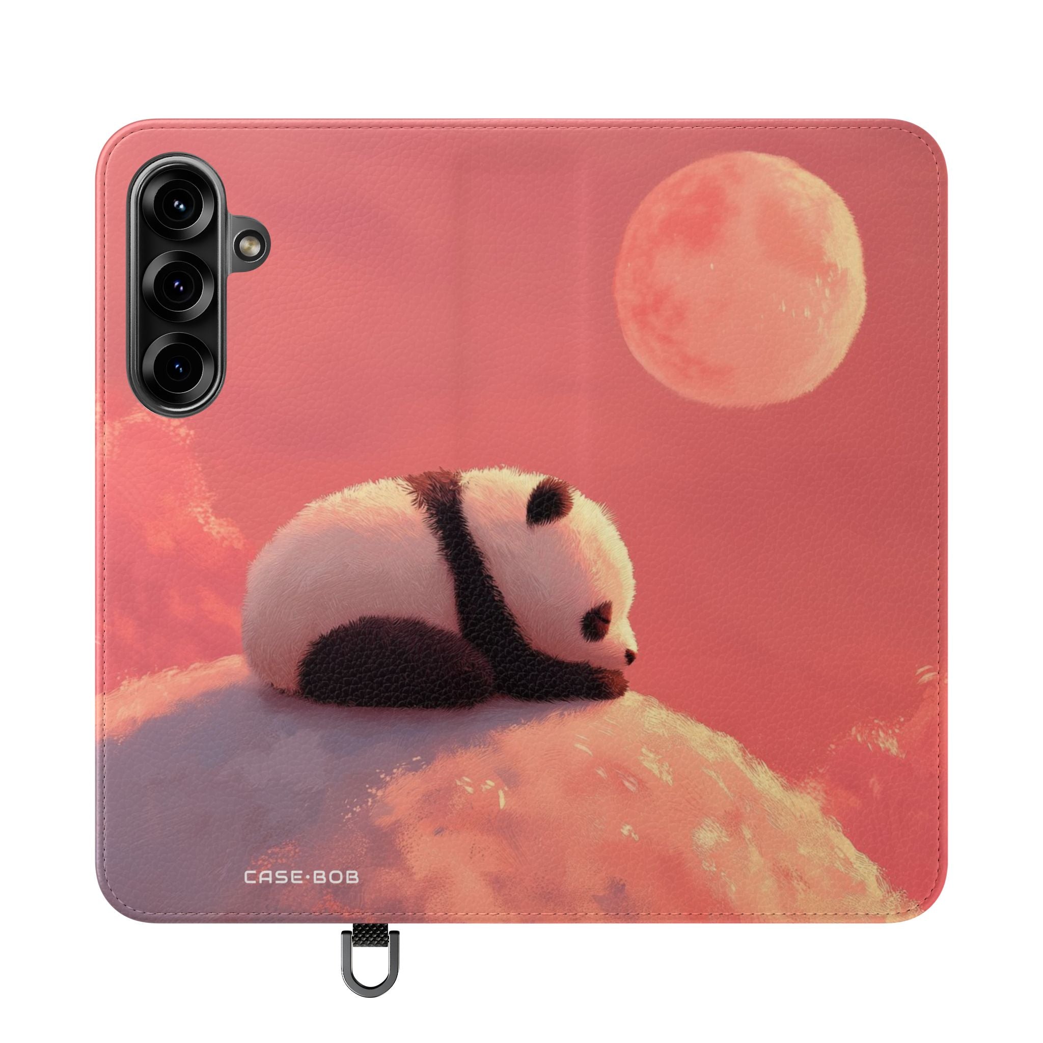 Panda Moonlight - Samsung S25+ Case - Lompakkokotelo