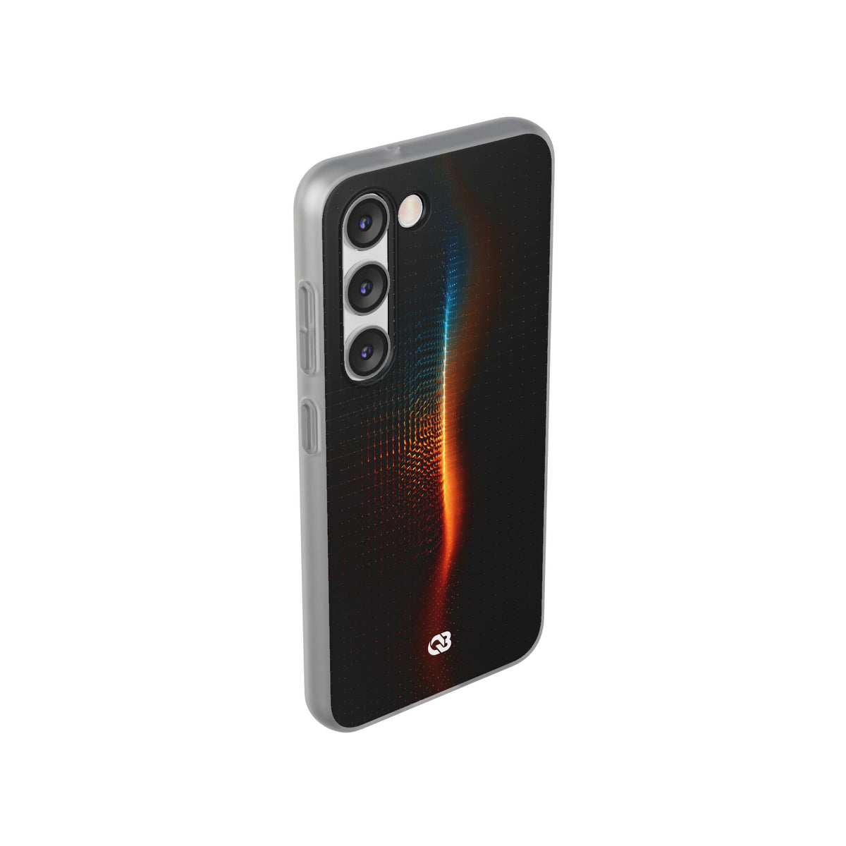 Luminous Refraction Grid · Lite Phone Case for Samsung · Black