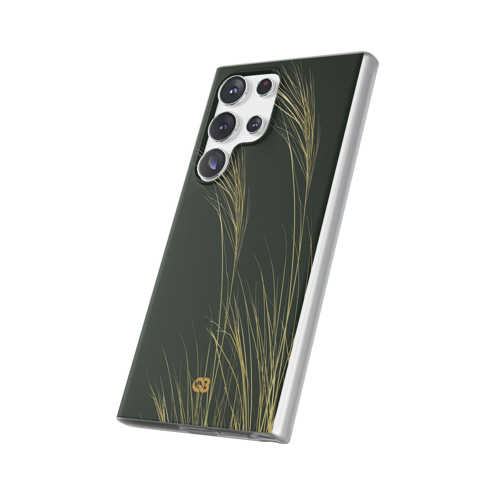 Green Lite Phone Case for Samsung - Midnight Gilded Grass