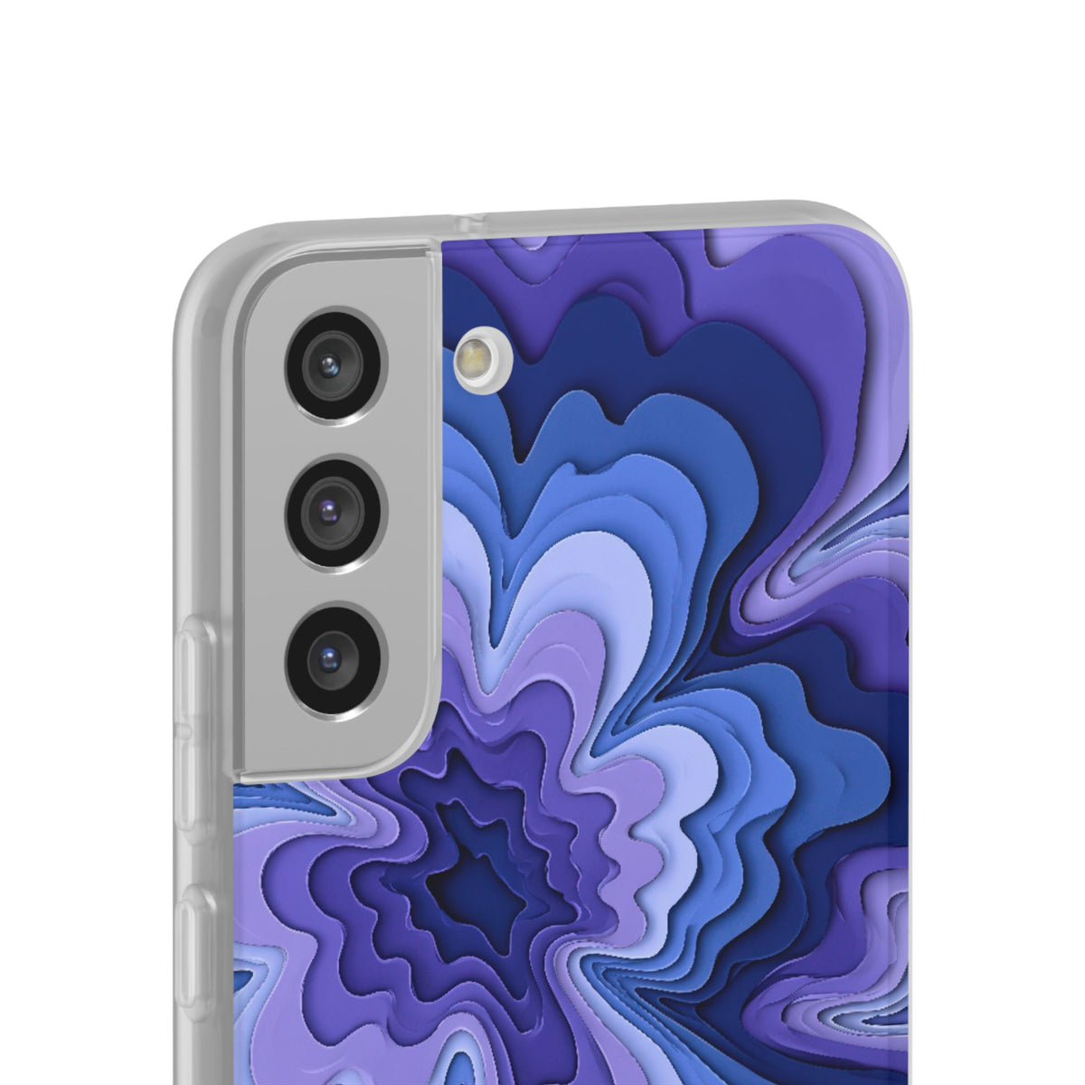 Periwinkle Strata Bloom · Lite Phone Case for Samsung · Purple