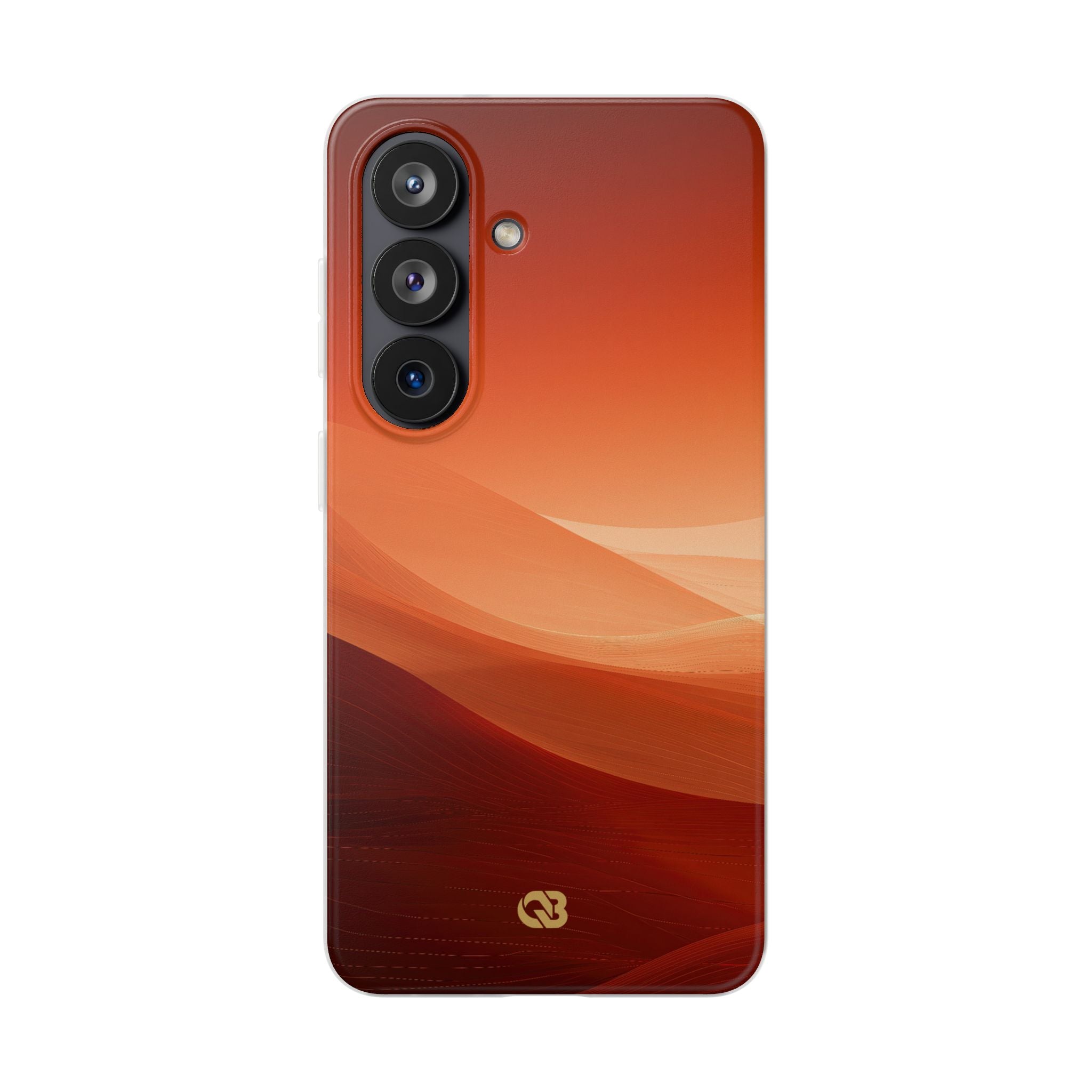 Orange Lite Phone Case for Samsung - Crimson Dune Gradient