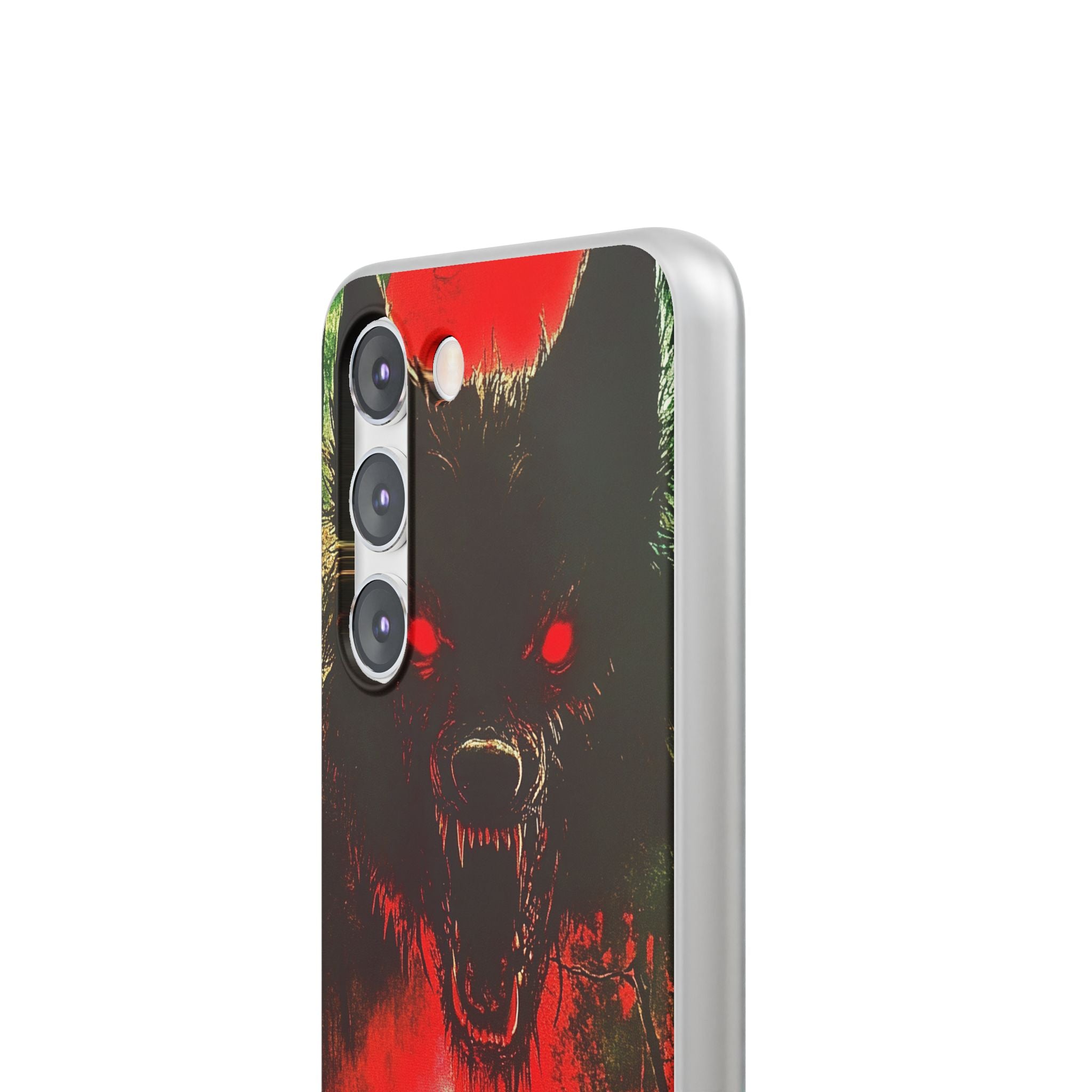 Crimson Wolf Samsung S23 -pehmeä suojakotelo