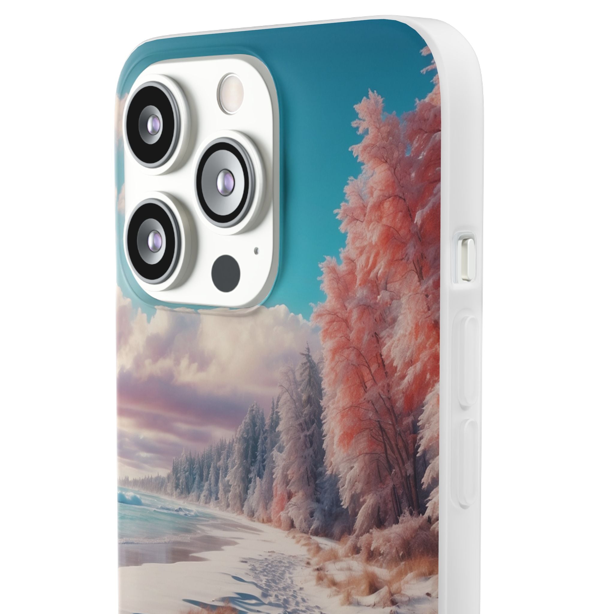 Snowy Footprints iPhone 13 Pro - Soft