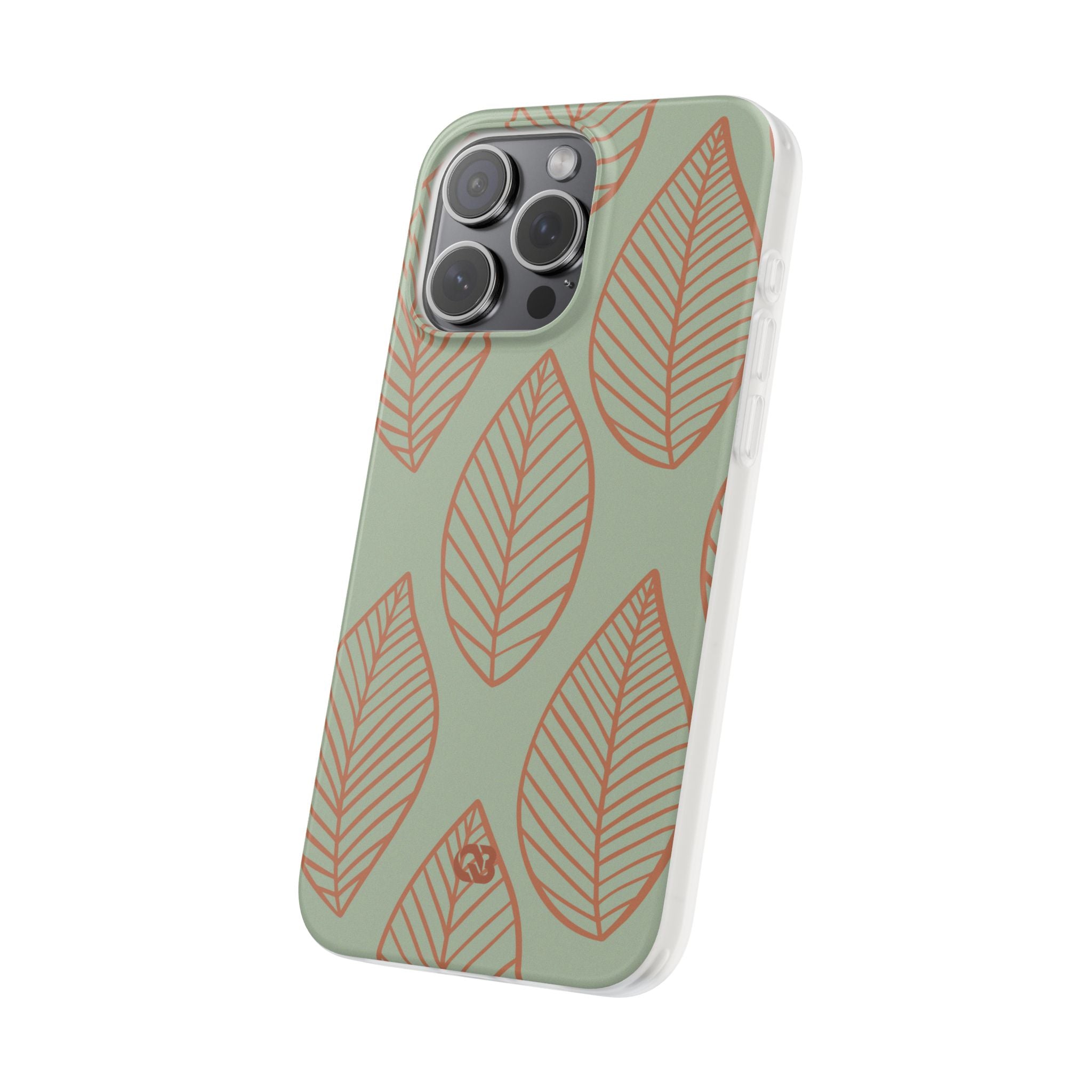 Sage Earth Leaves · Soft Phone Case for iPhone