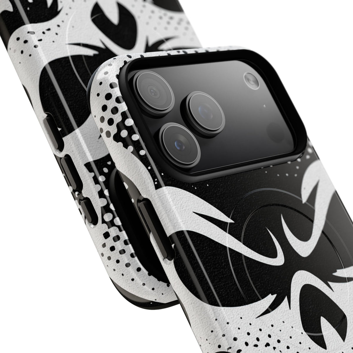 Phantom Halftone · Tough 2.0 Magnetic Phone Case for iPhone · Black