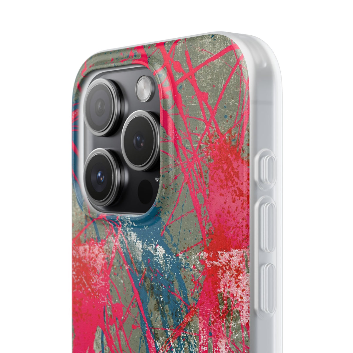 Neon Static Drip · Lite Phone Case for iPhone · Pink