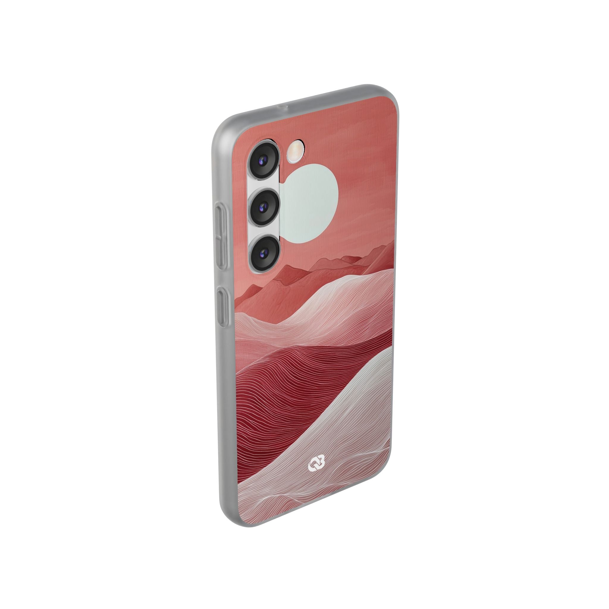 Crimson Dune Horizon · Soft Phone Case for Samsung