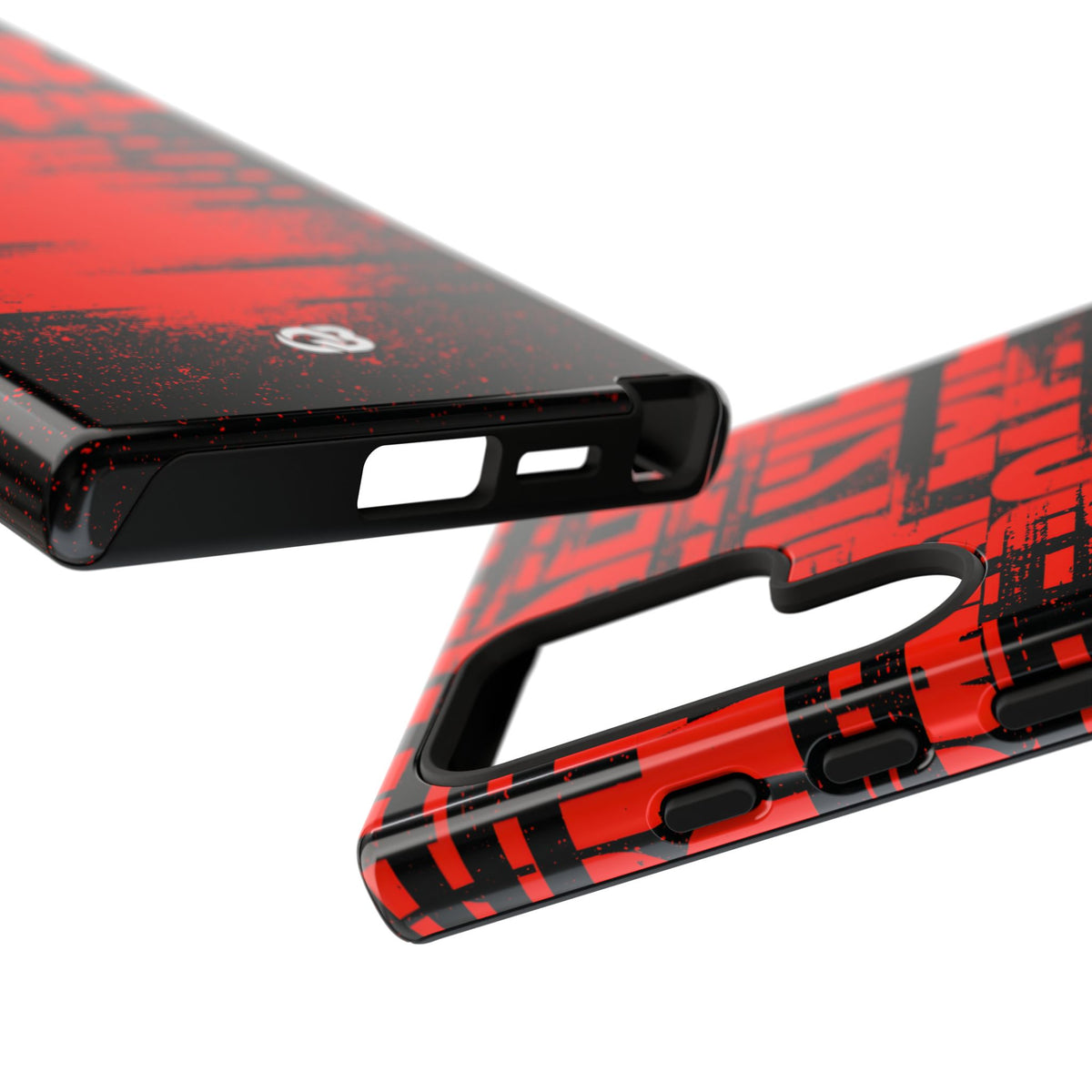 Crimson Redaction · Tough Phone Case for Samsung · Black