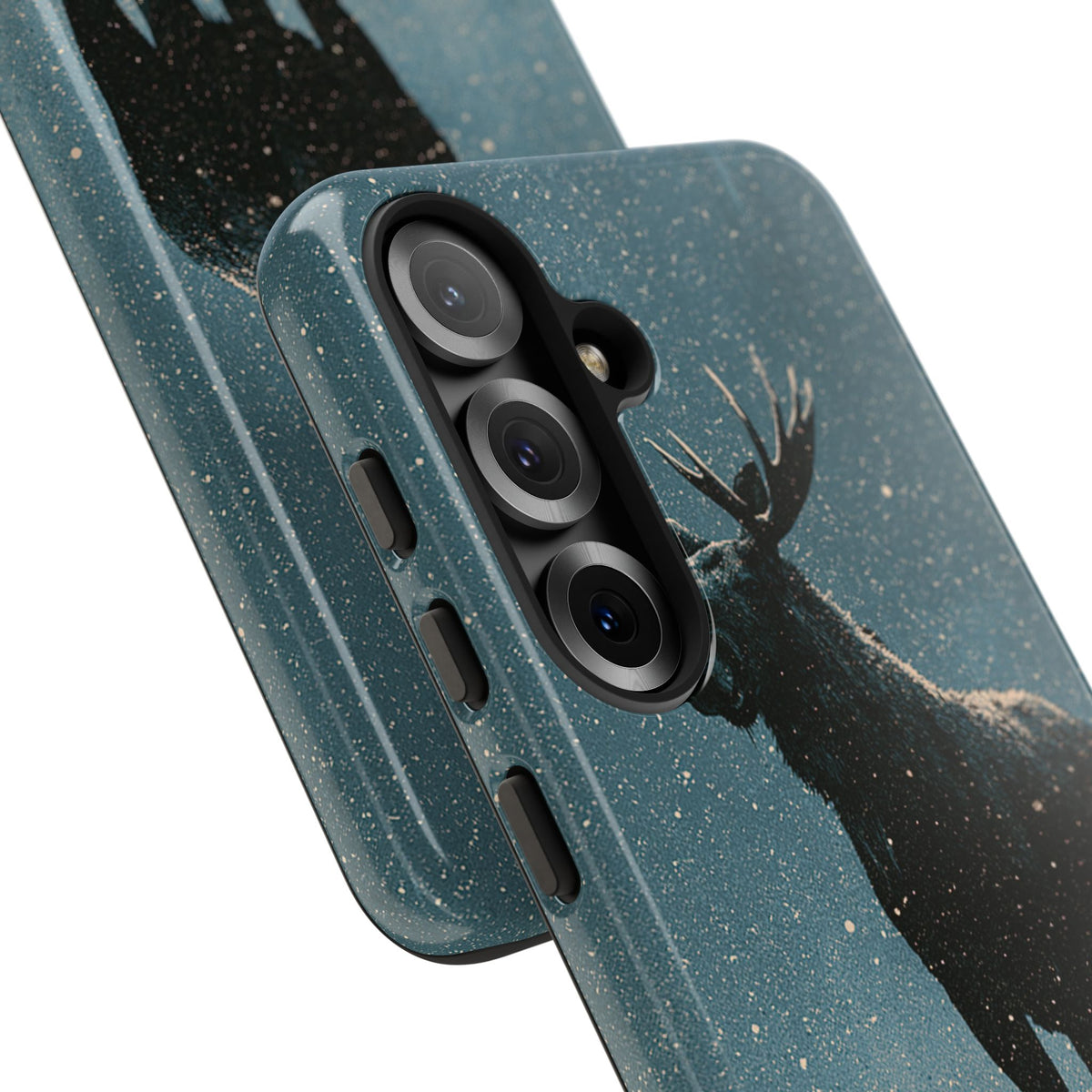 Nordic Boreal Moose · Tough Phone Case for Samsung · Blue