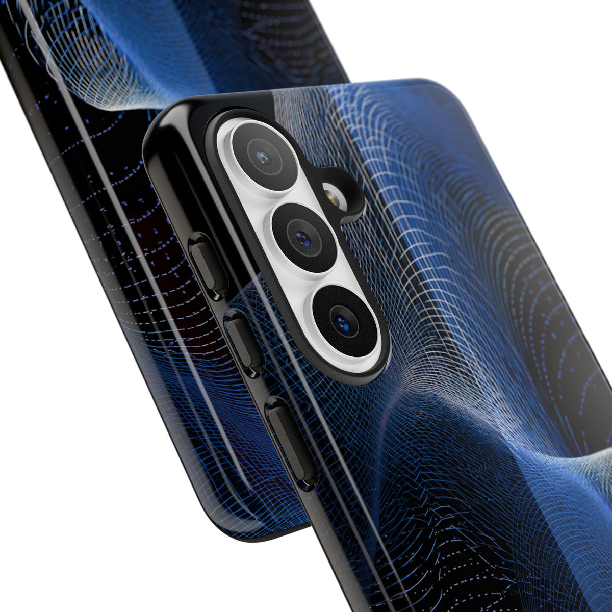 Blue Tough Phone Case for Samsung - Electric Blue Flux