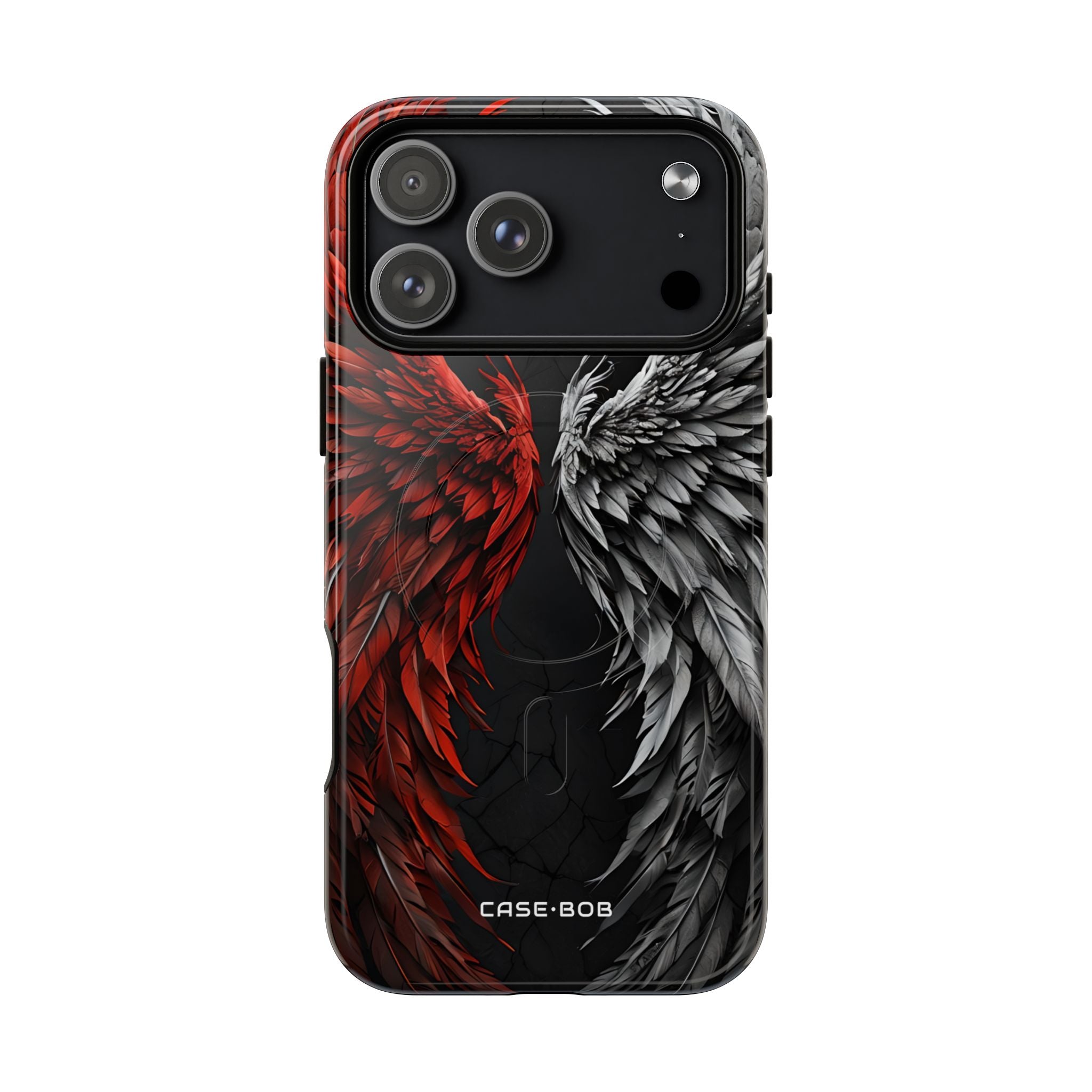 Crimson White Wings iPhone 17 Pro Max Case - Tough+ - CASE•BOB