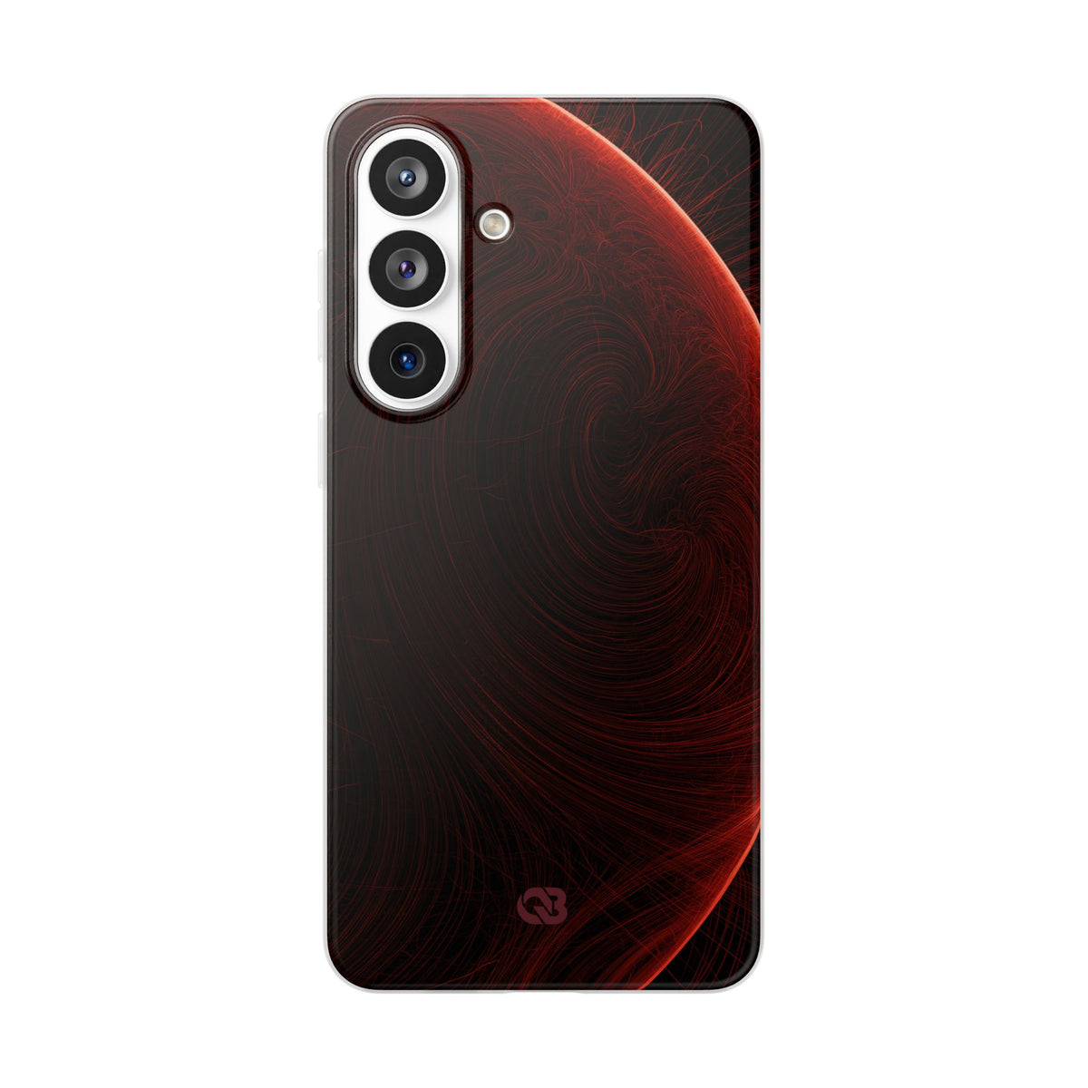 Red Lite Phone Case for Samsung - Crimson Flare Flux