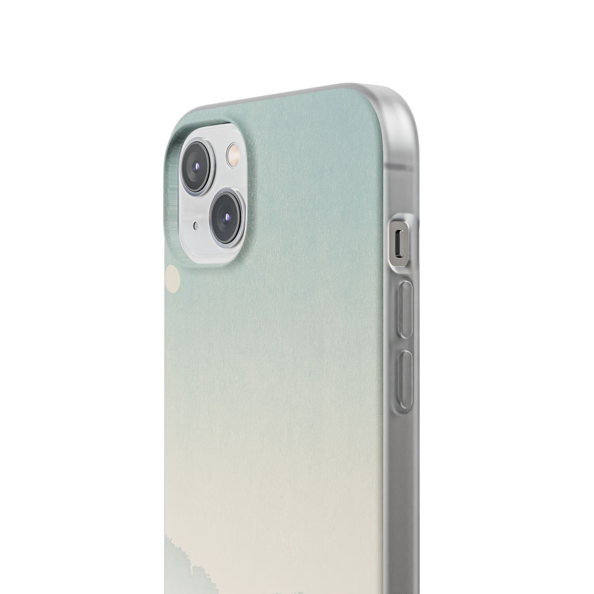 Blue Lite Phone Case for iPhone - Mist Valley Pagoda
