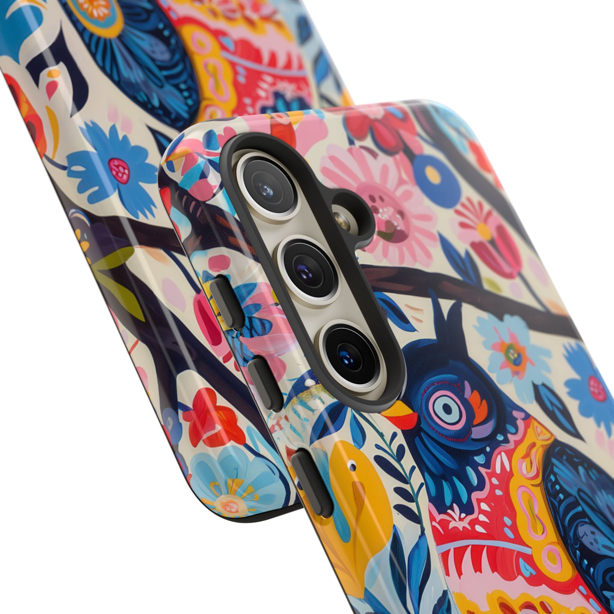 Owl Bloom Samsung S24 Case - Tough