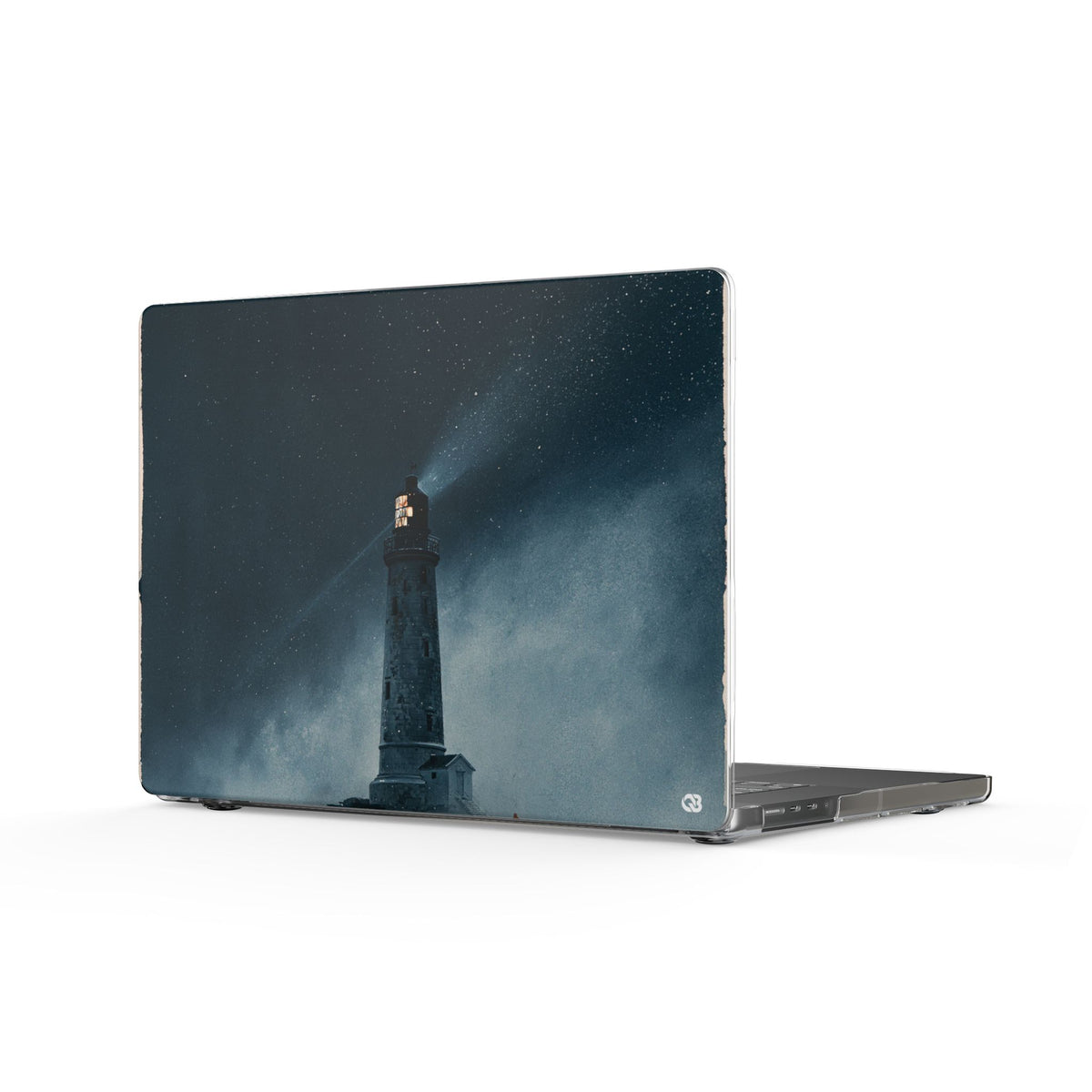 Nordic Coastal Beacon · Clear Hard Case for MacBook · Blue