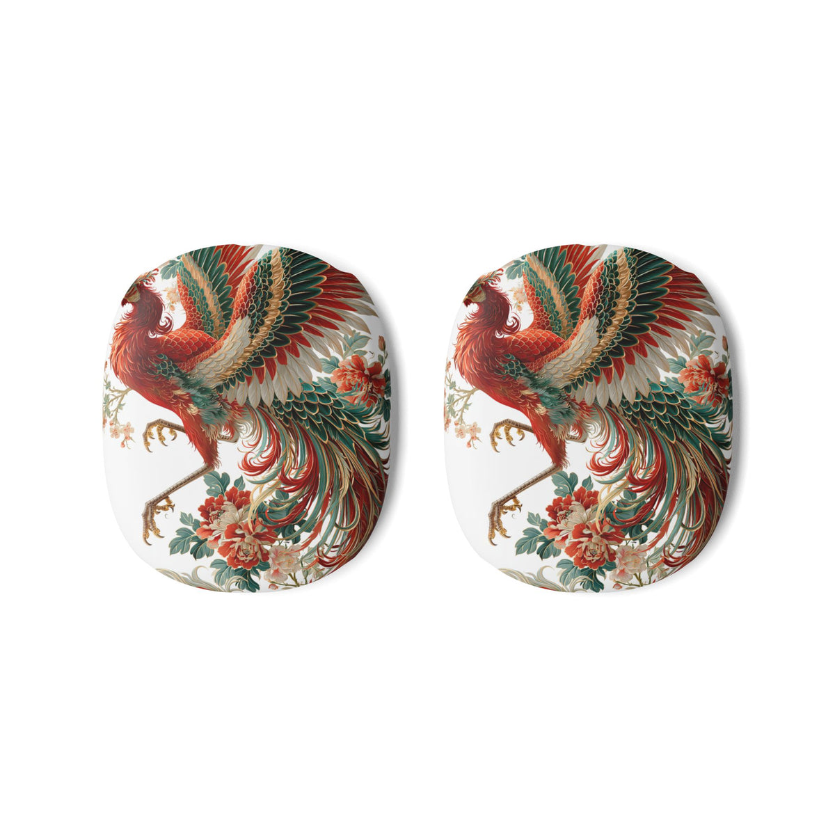 Vermilion Imperial Phoenix · Hard Case for AirPods Max · Red