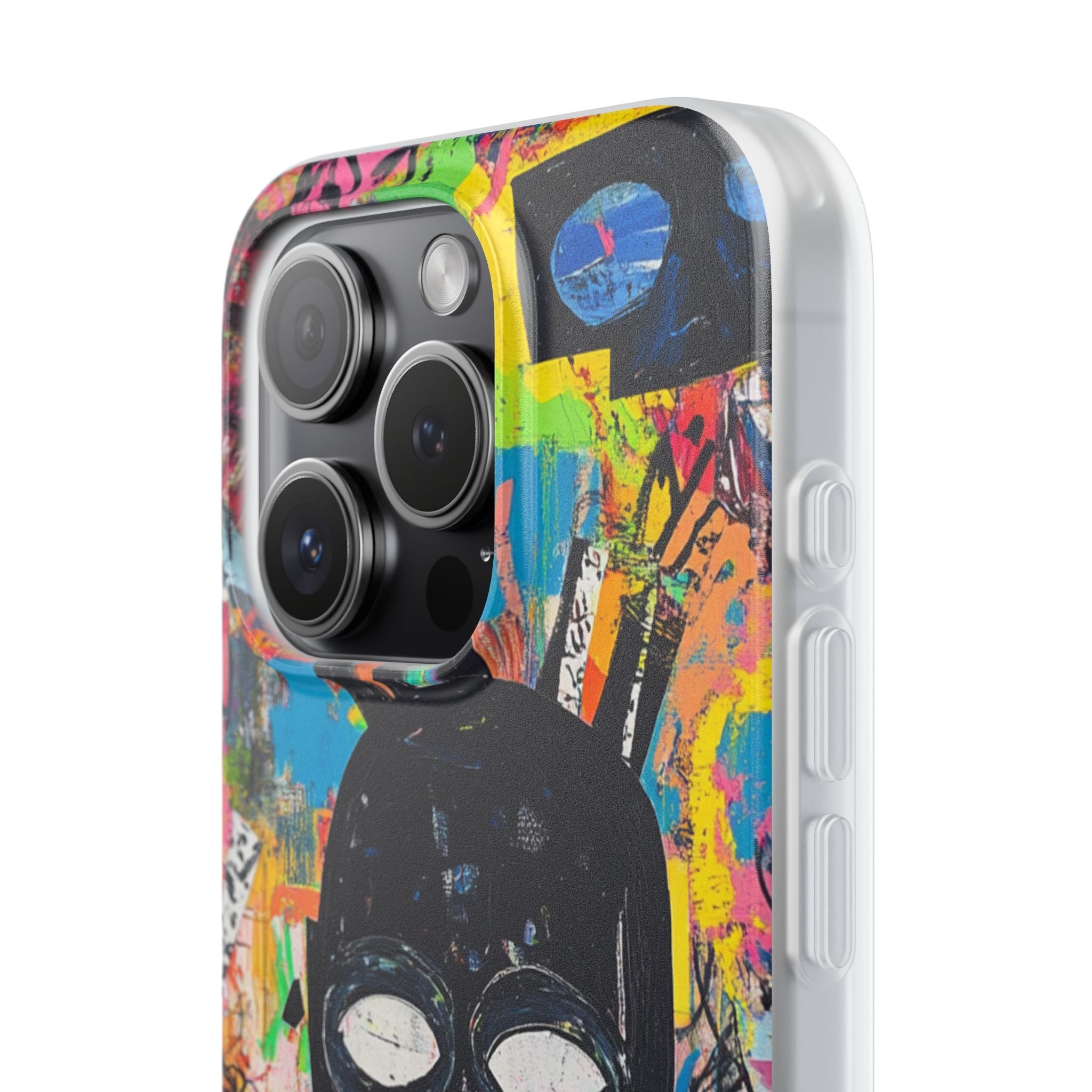 Skull Vortex iPhone 15 Pro Case - Soft