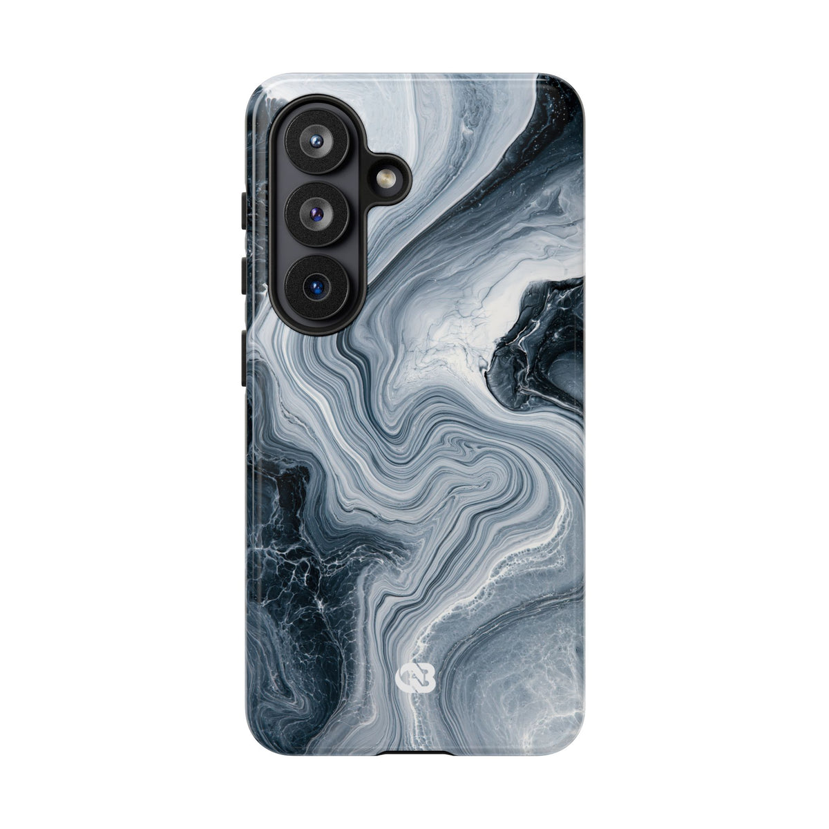 Suminagashi Ink Flow · Tough Phone Case for Samsung · Grey