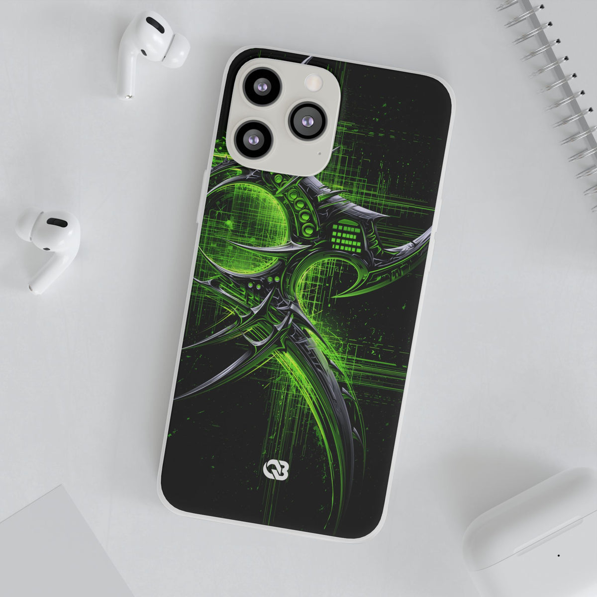 Cyber Sigil Grid · Lite Phone Case for iPhone · Green