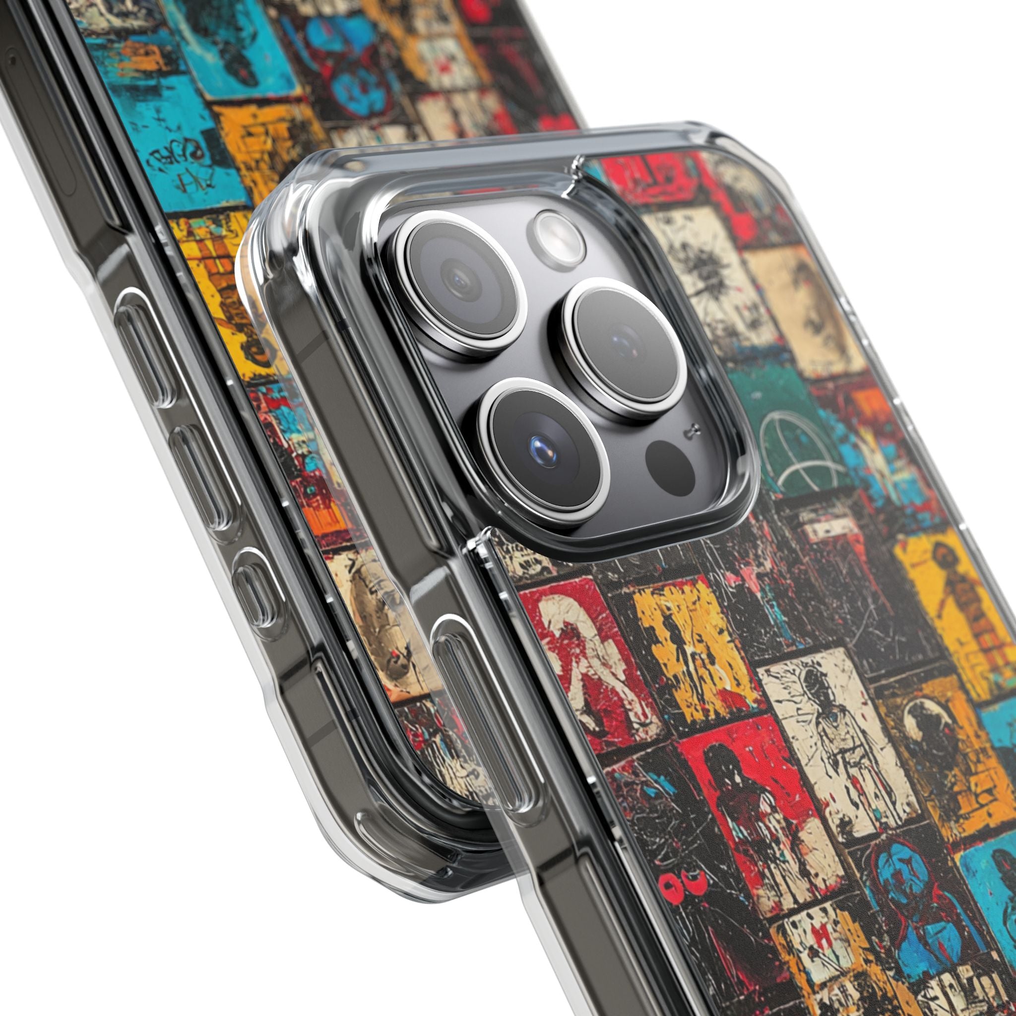 Figured Grid iPhone 15 Pro Skal - Impact