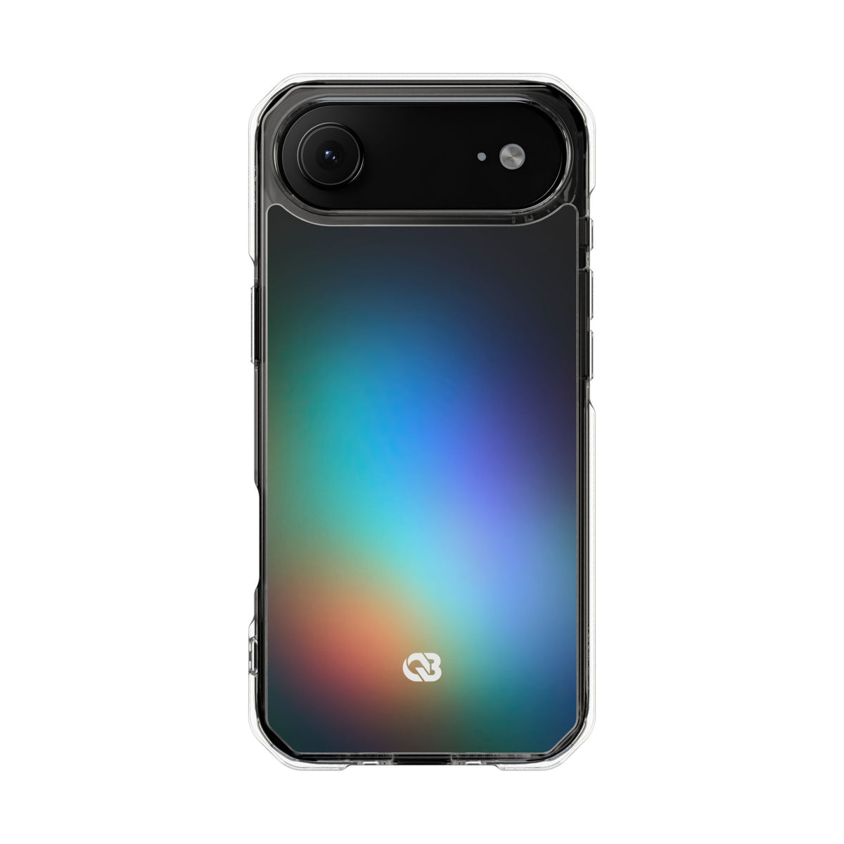 Black Impact MagSafe Phone Case for iPhone - Electric Prism Grain
