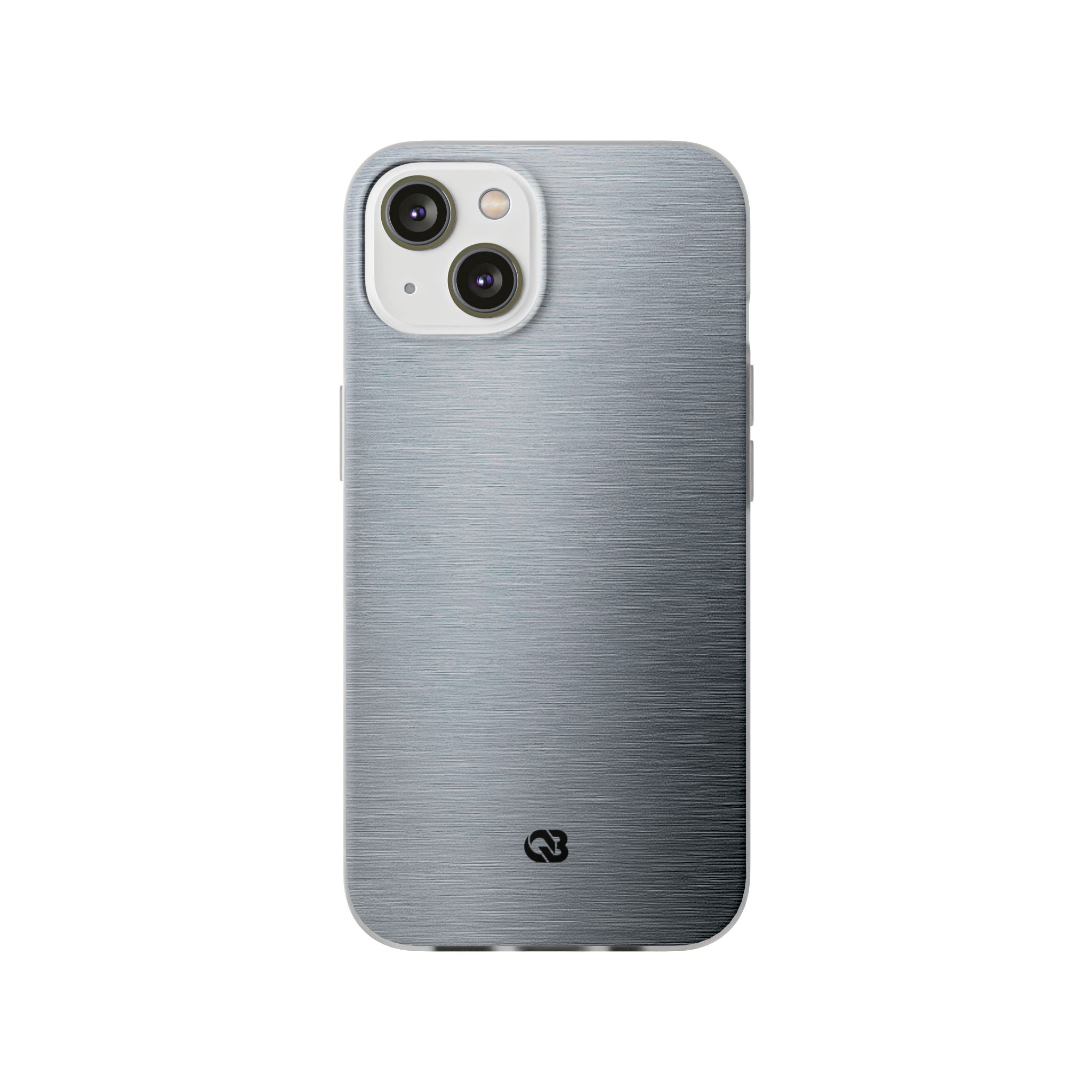 Silver Lite Phone Case for iPhone - Satin Chrome Grain
