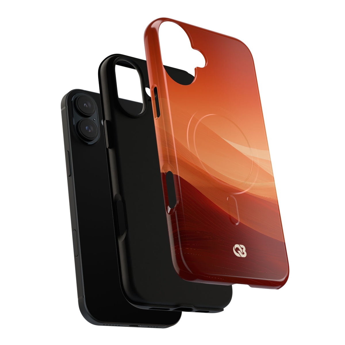 Amber Dune Horizon · Tough 2.0 Magnetic Phone Case for iPhone · Orange