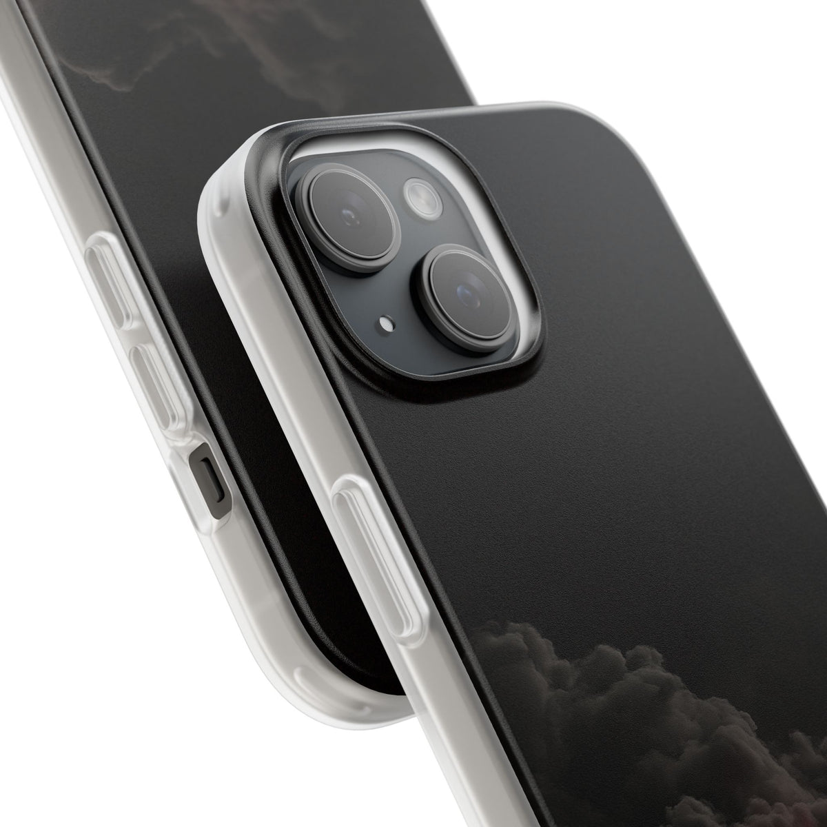 Crimson Fog Void · Lite Phone Case for iPhone · Black