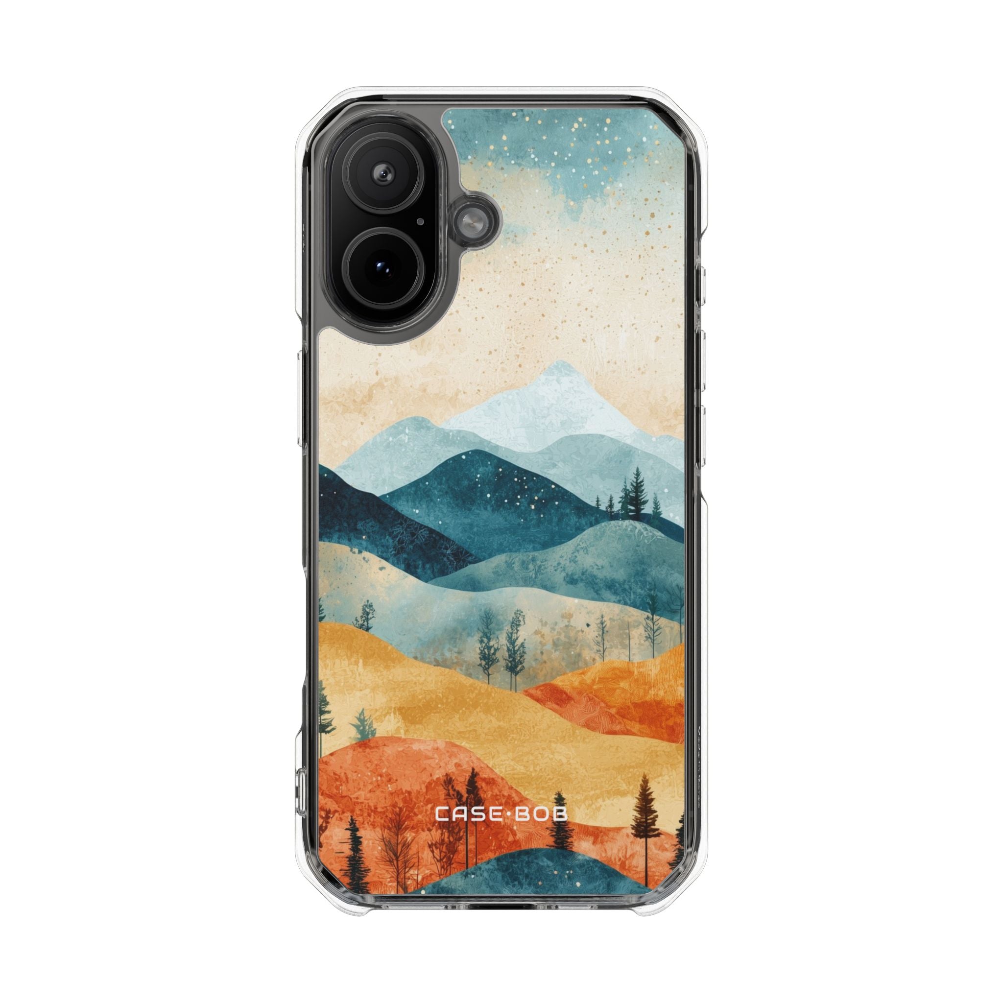 Blue Mountain Glow iPhone 17 Case - Impact