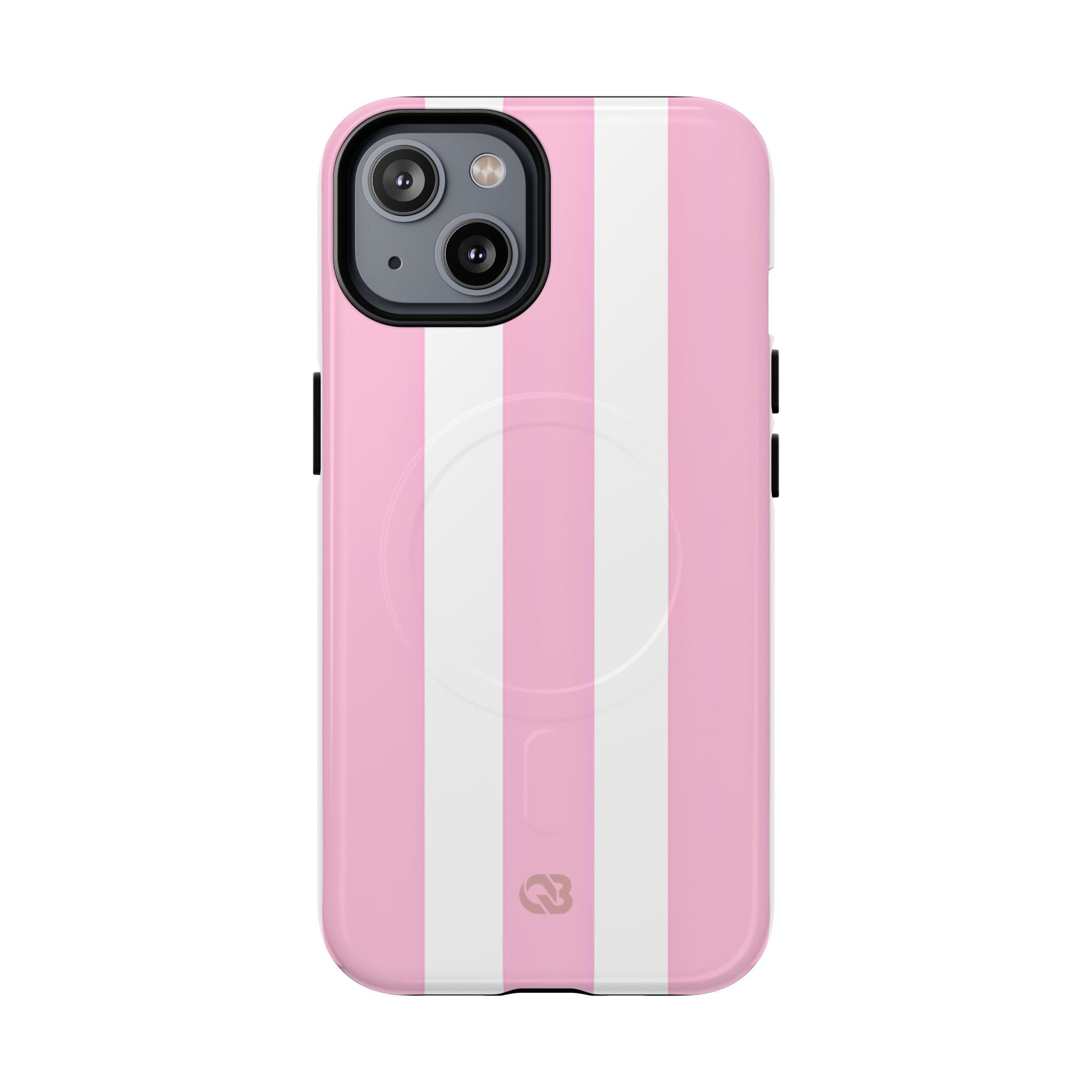 Soft Pink Stripe · Tough+ Magsafe