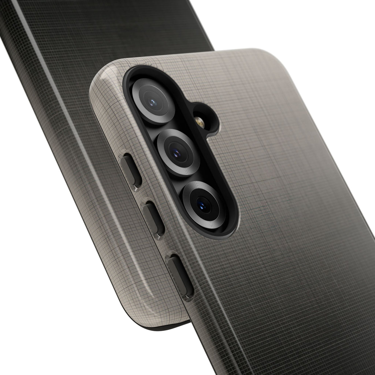 Grey Tough Phone Case for Samsung - Faded Sand Mesh