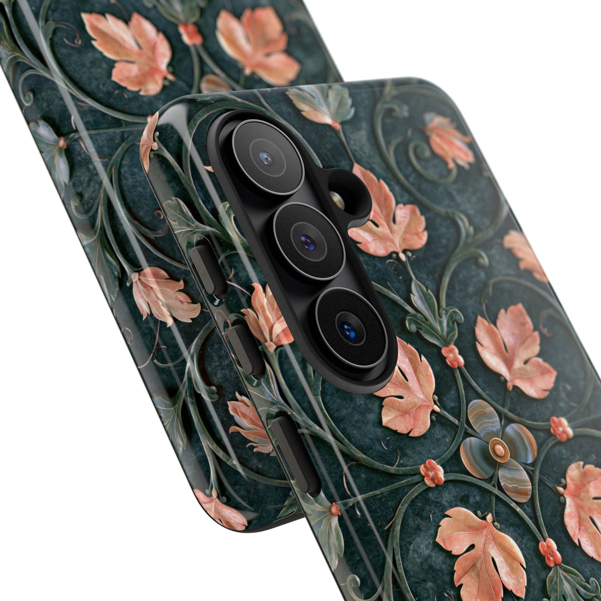 Florentine Rose Arabesque · Tough Phone Case for Samsung · Green