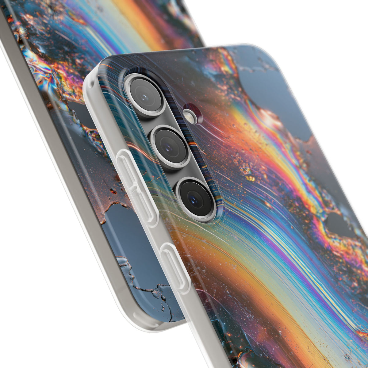 Prismatic Aura Flow · Lite Phone Case for Samsung · Blue