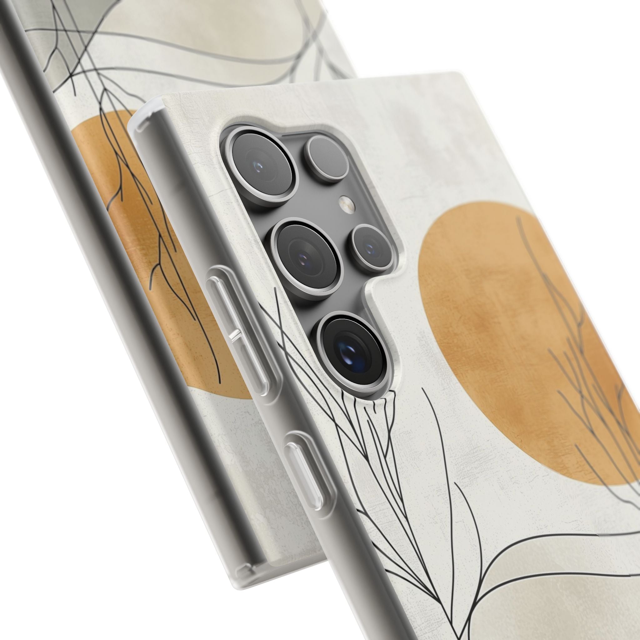 Orange Halo Samsung S24 Ultra Case - Soft