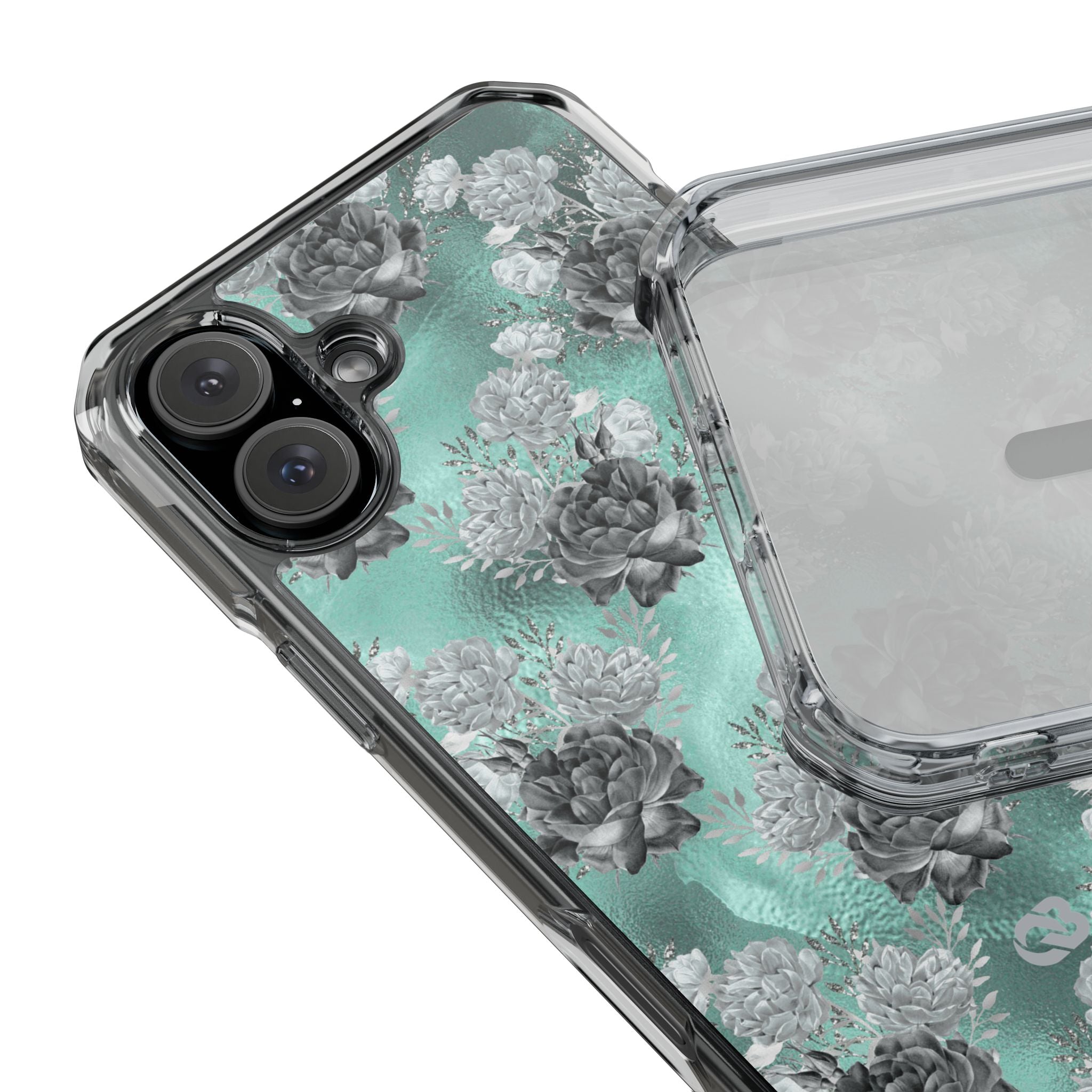 Frost Mint Floral · Impact Magsafe