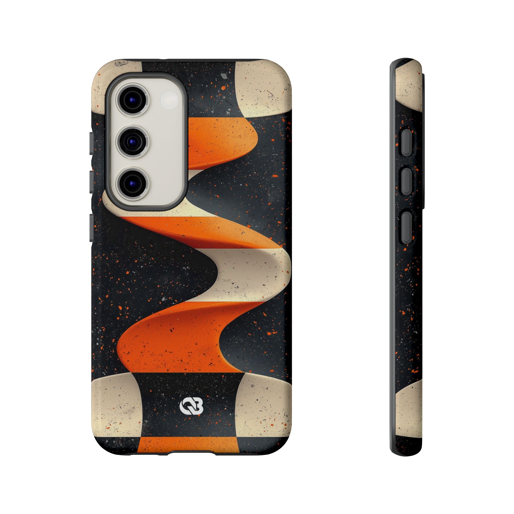 Orange Grit Twist · Tough Phone Case for Samsung