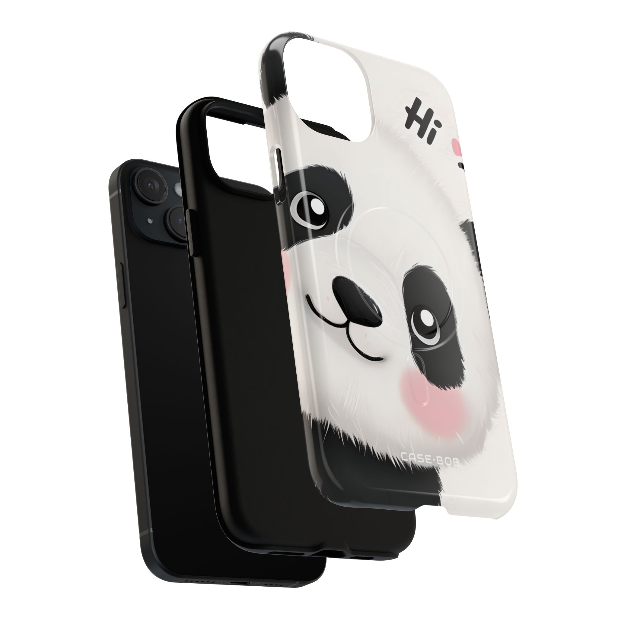 Panda Glow iPhone 15 Plus Case - Tough+