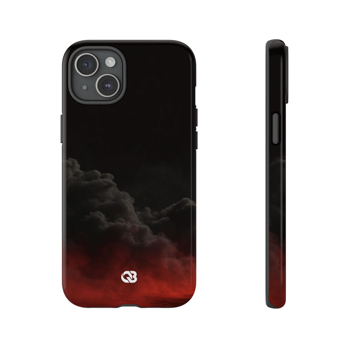Crimson Fog Void · Tough Phone Case for iPhone · Black