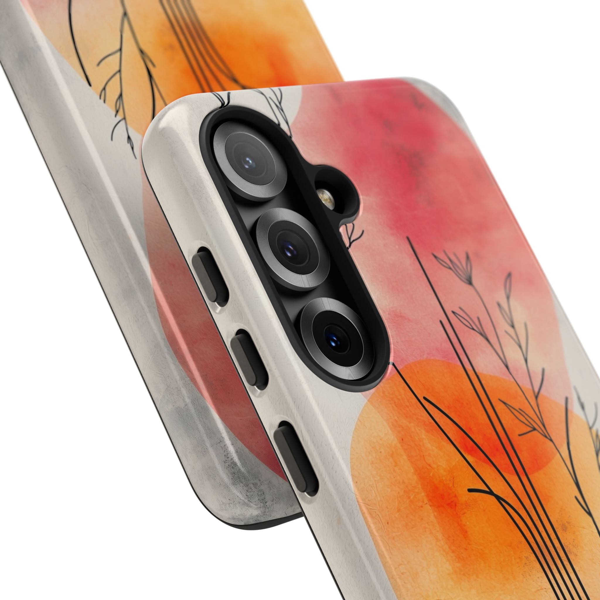 Crimson Bloom Lineage · Tough Phone Case for Samsung