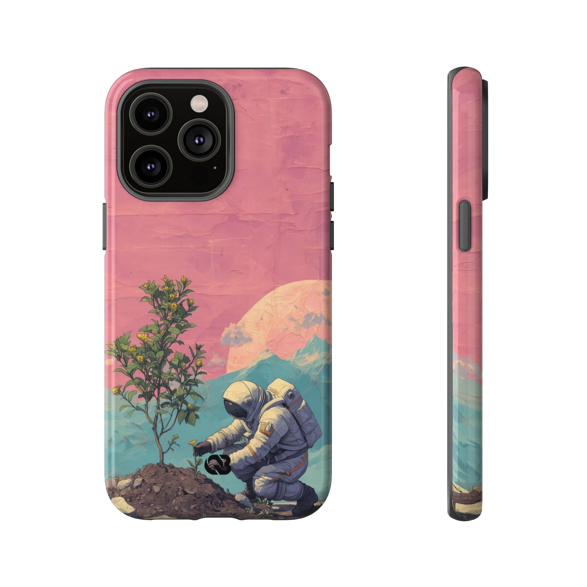 Lunar Pastel Bloom · Coque de téléphone Tough pour iPhone
