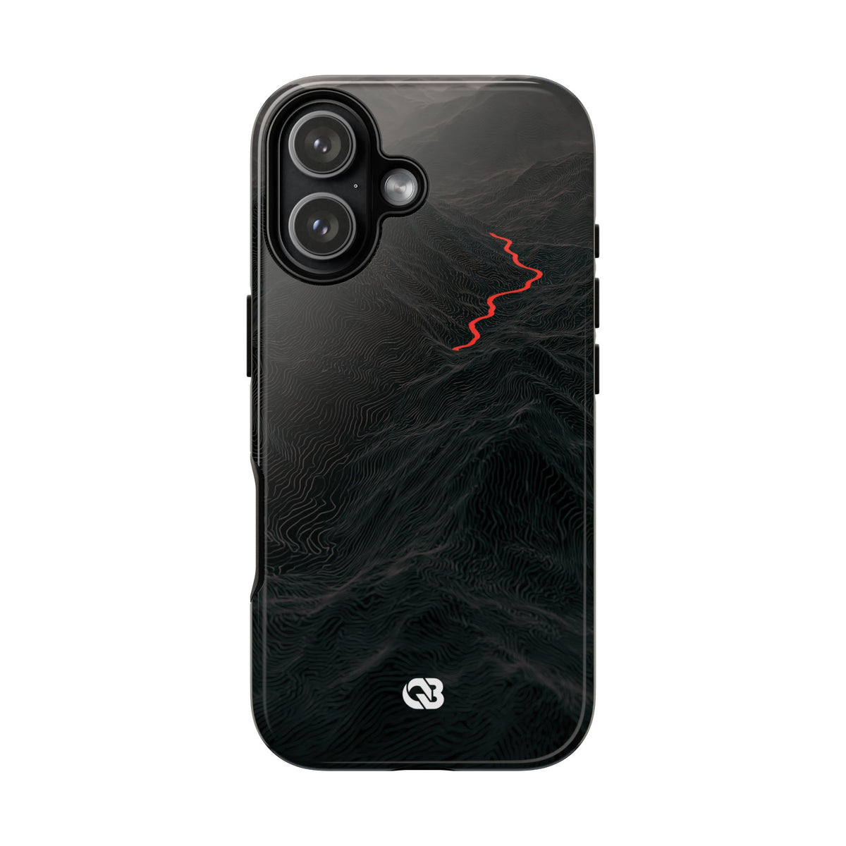 Crimson Ridge Pass · Tough Phone Case for iPhone · Black